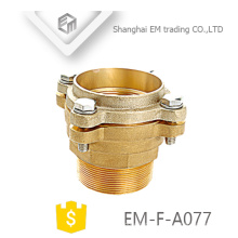 EM-F-A077 laiton double virole tuyau bride type cuivre raccord de tuyau